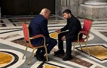 Jelang Pemakaman Paus Fransiskus, Donald Trump dan Zelensky Bertemu di Dalam Basilika Santo Petrus