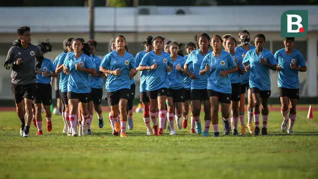 Foto: Songsong Piala Asia Wanita 2022, Timnas Wanita Indonesia Giatkan Latihan