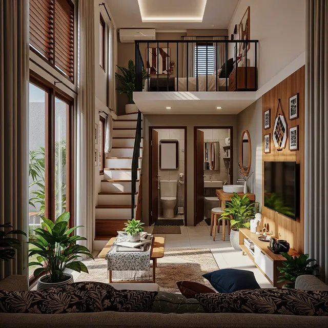 9 Desain Rumah Kecil Tapi Punya 2 Kamar Mandi, Solusi Praktis dan Nyaman