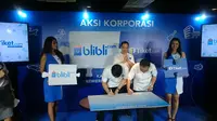 Blibli.com resmi mengakuisisi Tiket.com untuk memberikan layanan yang memudahkan para pecinta traveling.