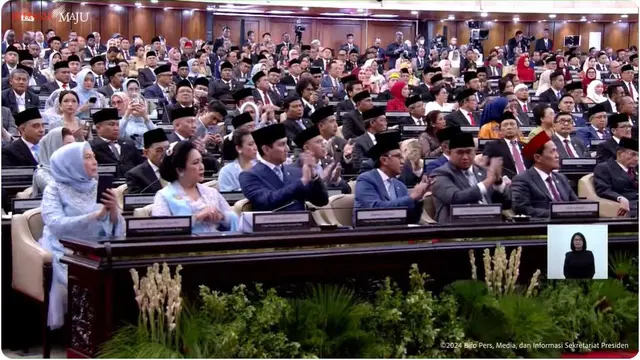 8 Potret Dekorasi Pelantikan Presiden-Wapres di Gedung MPR, Didesain Anak Prabowo