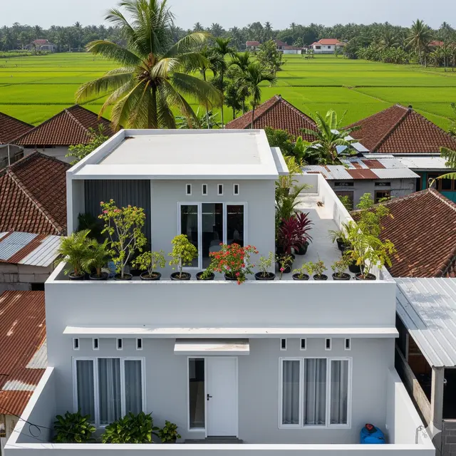 Inspirasi 7x12 Rumah Minimalis Sederhana di Desa