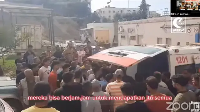 Menurut perwakilan MER-C Indonesia, Nur Ikhwan Abadi, kondisi Rumah Sakit Indonesia di Gaza saat ini masih penuh sesak atau crowded.