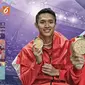 Banner Banjir Bonus Atlet Asian Games 2018. (Liputan6.com/Abdillah)