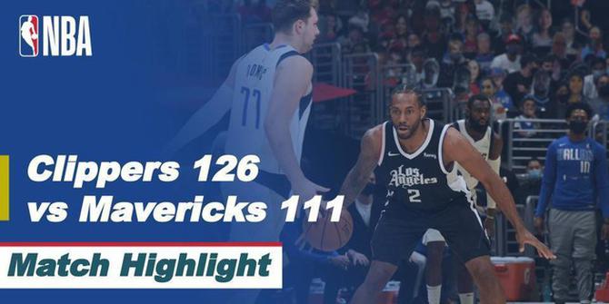 VIDEO: LA Clippers Lolos ke Semifinal Wilayah Barat NBA Playoffs Setelah Kalahkan Dallas Mavericks 126-111