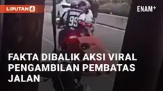 Beredar sebuah video viral bernarasikan dua pemuda curi pembatas jalan. Kejadian ini berada di kawasan Pasar Minggu, Jakarta Selatan