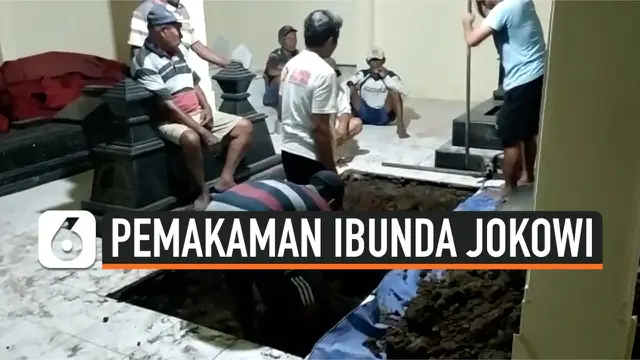 VIDEO: Persiapan Pemakaman Ibunda Jokowi