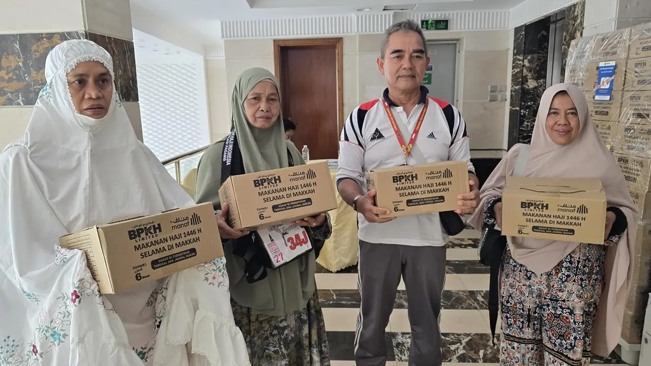 Sejumlah jemaah haji asal Indonesia mengapresiasi layanan catering selama menjalankan ibadah haji di Tanah Suci, khususnya pada masa-masa krusial pasca Armuzna (Arafah, Muzdalifah, dan Mina) (Istimewa)