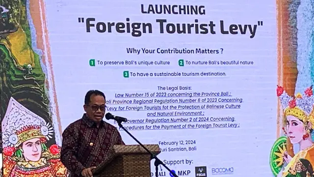 Pemprov Bali Resmi Luncurkan Program Pungutan Wisatawan Asing