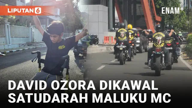 Satudarah Maluku MC Kawal Kepulangan David Ozora
