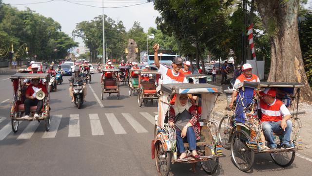 Konvoi becak