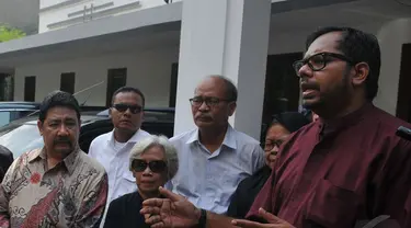 Koalisi Menolak Lupa dan Korban Pelanggaran HAM datangi Kantor DPP PEPABRI, Jakarta, Senin (26/5/2014) (Liputan6.com/Johan Tallo)