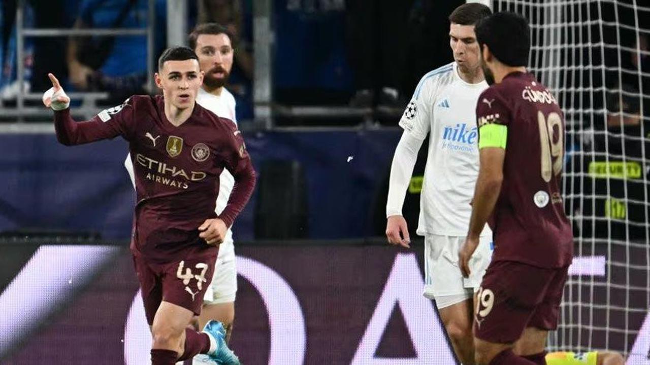 Hasil Slovan Bratislava vs Manchester City: Skor 0-4