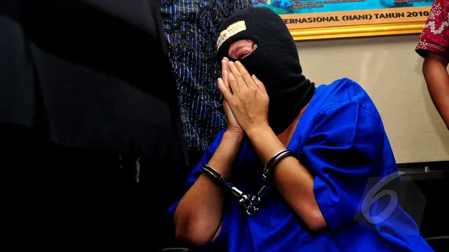 Diringkus BNN, Perempuan Kurir Sabu Menangis Histeris