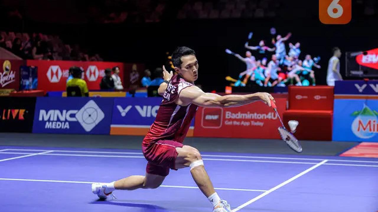Foto: Aksi Jonatan Christie setelah Tak Lagi Jadi Penggawa Pelatnas PBSI di Indonesia Open 2025, Dapat Perlawanan Sengit