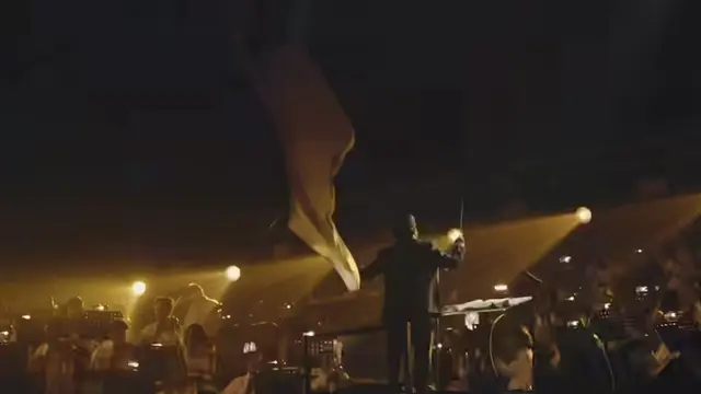 Erwin Gutawa Orchestra dalam konser Afgan bertajuk retrospektif: The Concert di Jakarta, dengan menggandeng promotor Seven Star Production, Sabtu (18/7/2026). (Instagram/@afganretrospektifconcert)