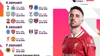 Jadwal Live Streaming Liga Inggris 2024/25 pada Matchweek 20 di Vidio Pekan Ini