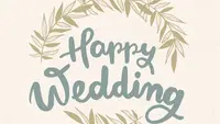Ilustrasi selamat atas pernikahan, happy wedding. (Image by Freepik)