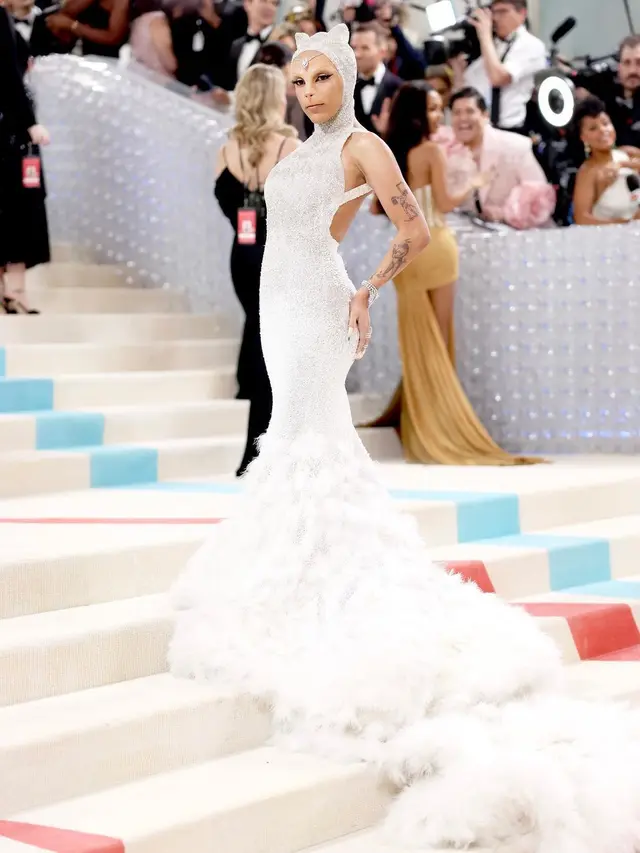 Adu Gaya Imut Jared Leto dan Doja Cat yang Cosplay Jadi Kucing Karl Lagerfeld di Met Gala 2023
