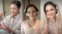 8 Potret Maia Estianty Sebelum dan Sesudah Make Up di Acara Pengajian dan Siraman El Rumi