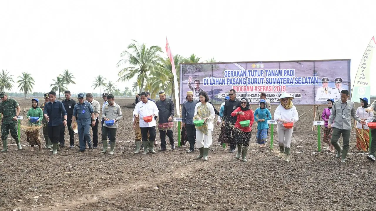 Menteri Pertanian Canangkan Sumsel Sebagai Gerbang Ekspor Beras