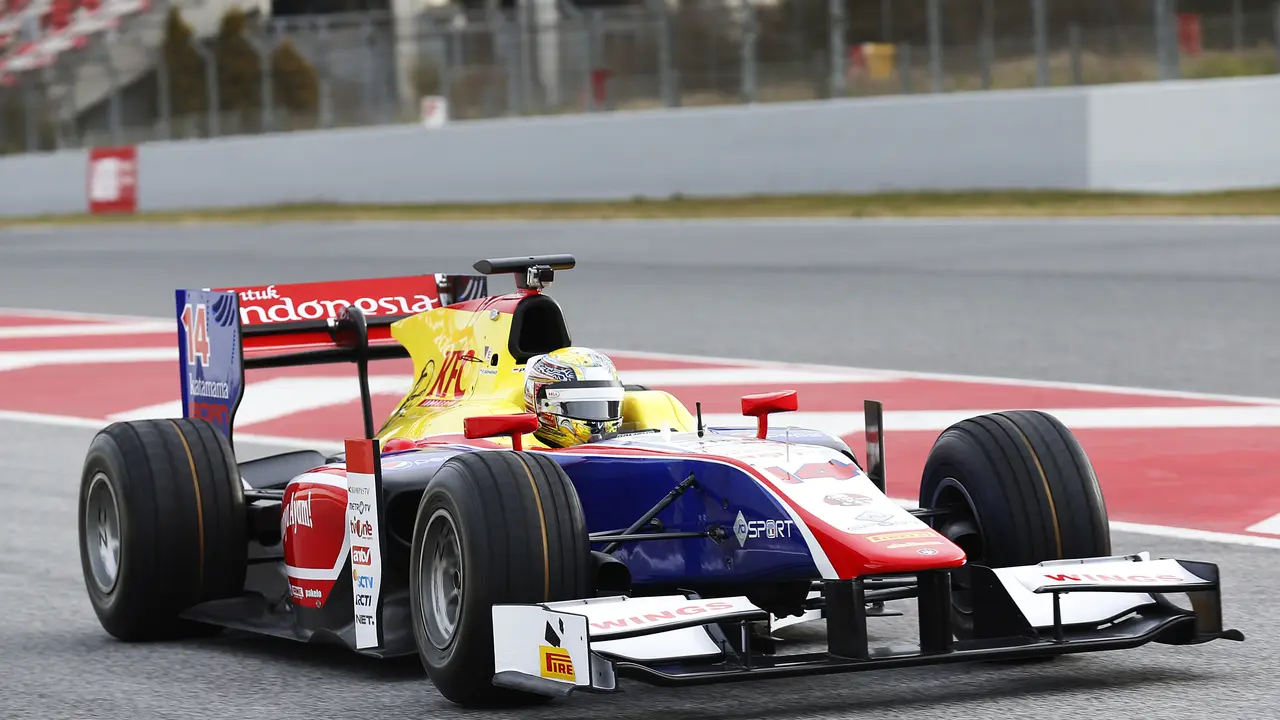 Pembalap Trident, Philo Paz Patric Armand (GP2 Media Services)