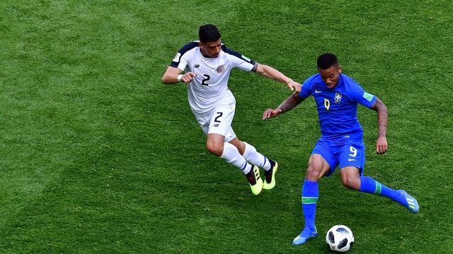 Timnas Kosta Rika, Timnas Brasil, Gabriel Jesus, Piala Dunia 2018