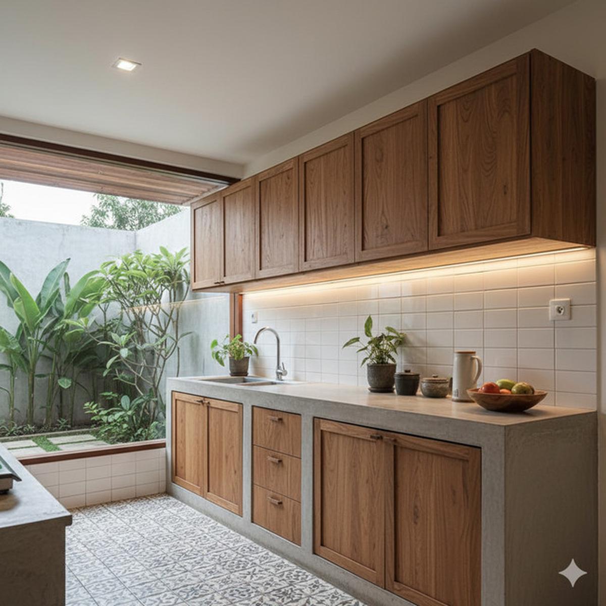 Model Lemari Dapur Gantung Minimalis