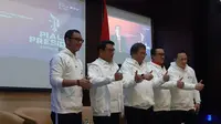 Konferensi Pers Piala Presiden Esports 2019 di Jakarta, Senin (28/1/2019). Liputan6.com/ Agustinus Mario Damar