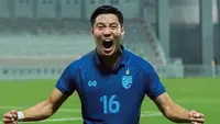 Pemain Timnas Thailand U-22, Leon James sempat merasakan bermain di akademi pemain muda Leicester City. (Instagram/leonjames)