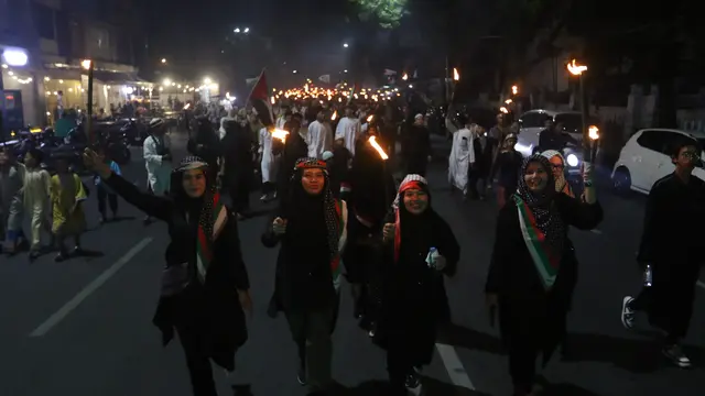 Pawai Obor di Medan