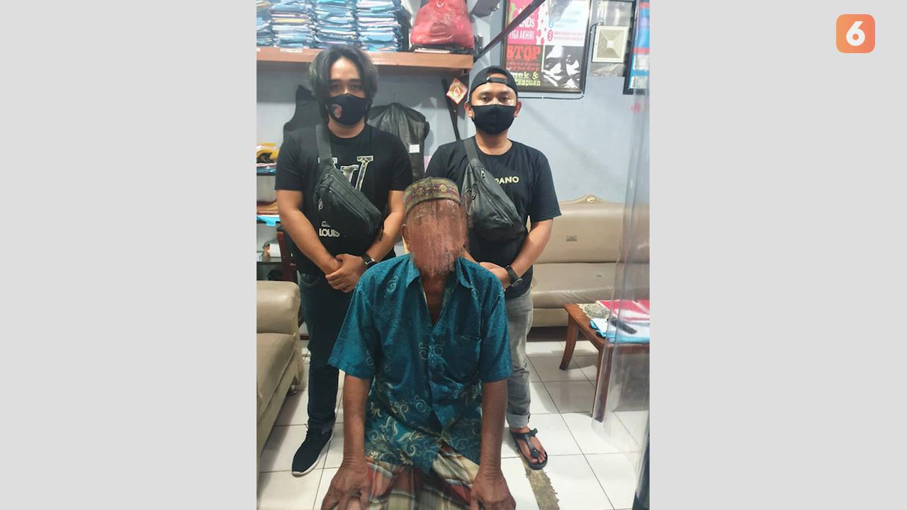 LT (70), kakek tua cabul di Sudrap (Liputan6.com/Dok: Polisi)