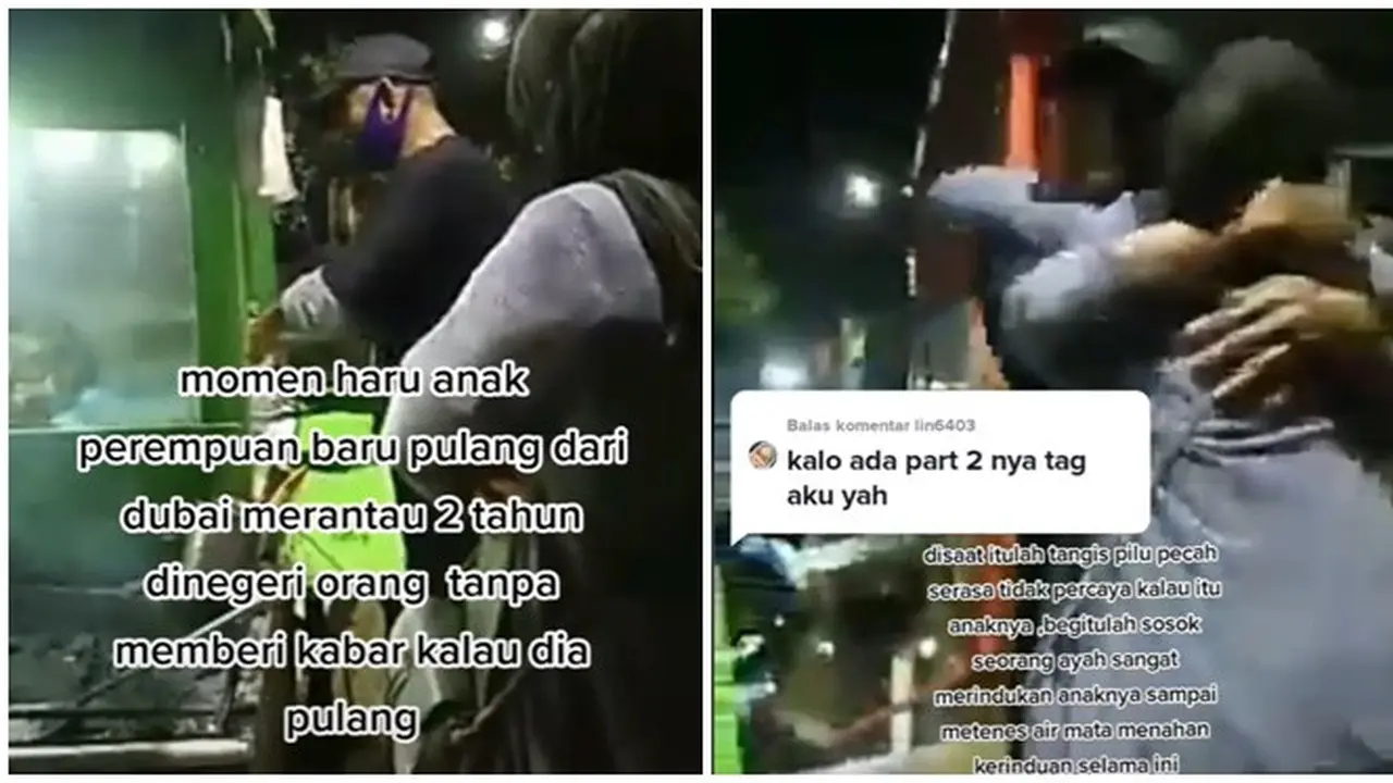 Tak Beri Kabar, Momen Wanita Bertemu Orang Tua Usai 2 Tahun Merantau Ini Bikin Haru