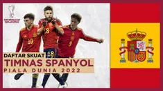 Berita Motion grafis Timnas Spanyol resmi merilis 26 nama pemain yang akan di bawa ke Piala Dunia 2022 nanti. Tujuh pemain diantaranya berasal dari Barcelona.