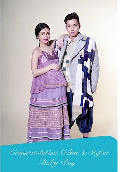 "Congratulation @celine_evangelista & @stefannwilliam atas kelahiran Baby 👶 semoga menjadi anak yang berbakti kepada Agama, Nusa dan Bangsa...Amie," tulis Agung di Instagram, 9 Oktober 2017. (Instagram/agungsaputrabm)