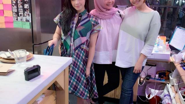 6 Potret Rieta Amilia Bareng Nagita Slavina dan Caca Tengker, Selalu Kompak