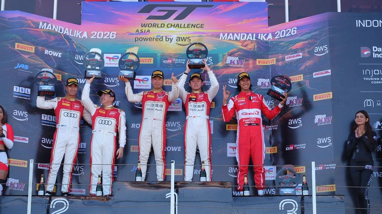 Dukung Talenta Nasional, Pertamina Patra Niaga Perkuat Performa Sean Gelael Raih Podium di Mandalika