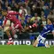Pemain Liverpool Bradley Barcola (kiri) berebut bola dengan pemain Ipswich Town Dara O'Shea dalam laga Premier League Inggris antara Ipswich vs Liverpool di Ipswich, Inggris, Jumat, 4 September 2026. (AP Photo/Dave Shopland)
