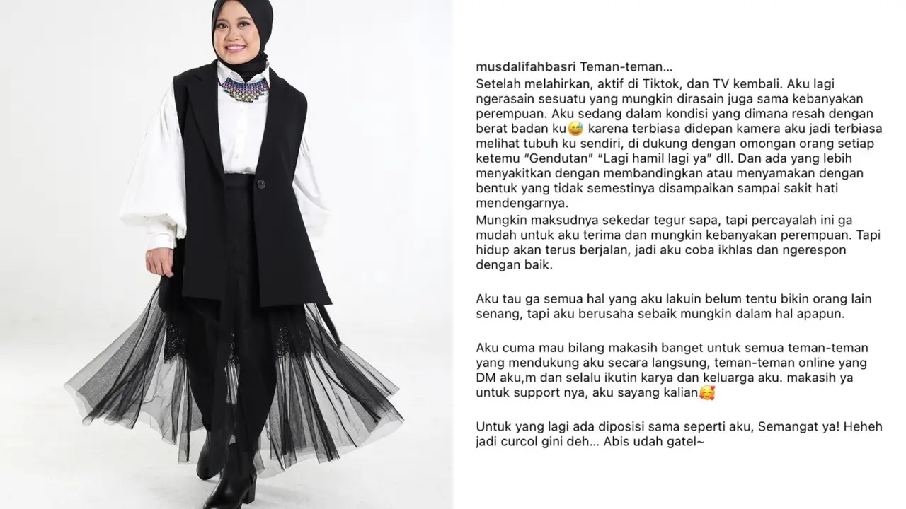 Musdalifah Basri, juara ketiga Stand Up Comedy Academy (Sumber: Instagram @musdalifahbasri)
