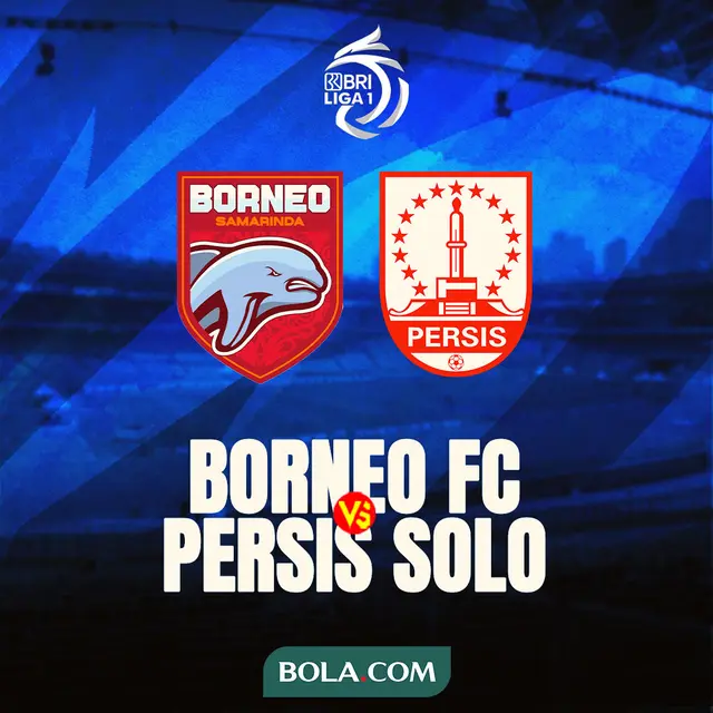BRI Liga 1 - Borneo FC Vs Persis Solo