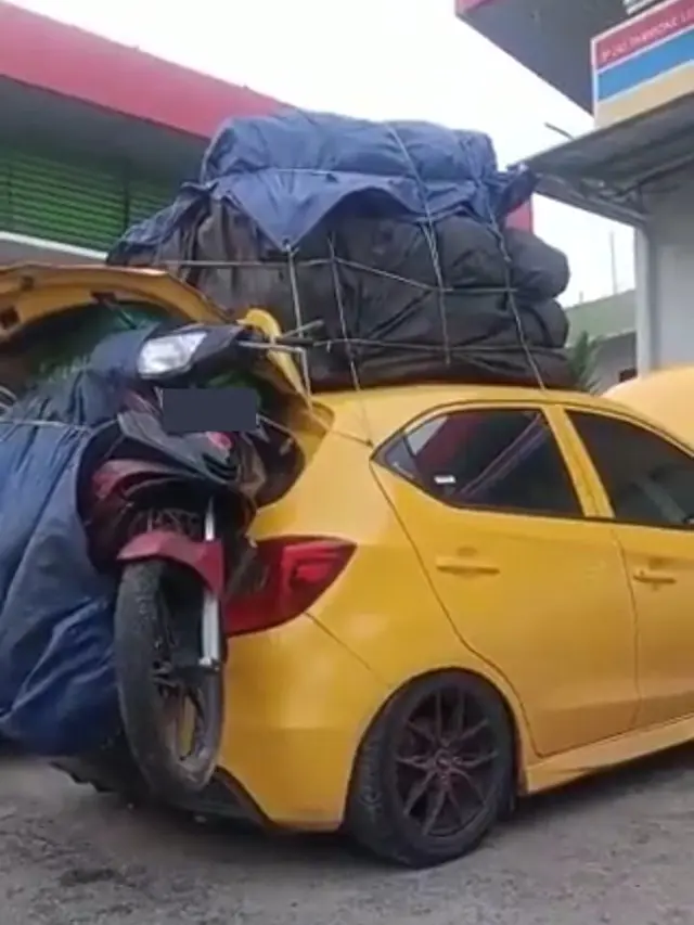Enggak Habis Pikir, 6 Potret Barang Bawaan Netizen saat Mudik Ini Bikin Geleng Kepala