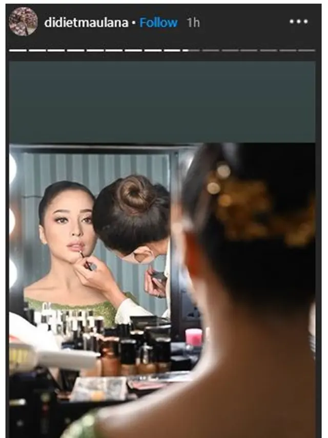 6 Potret Detail Makeup dan Busana Nikita Willy saat Lamaran, Memesona