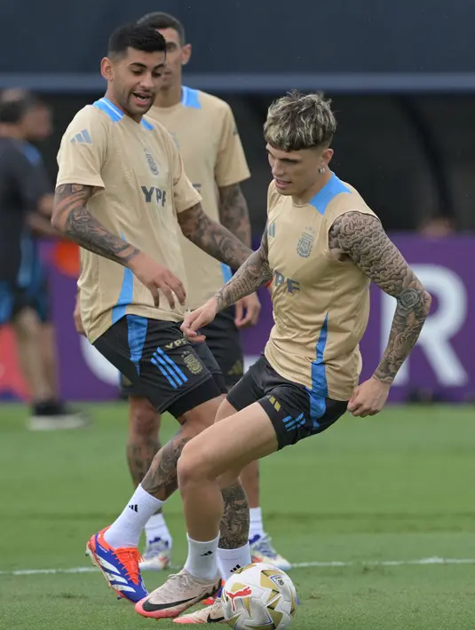 Di final Copa America 2024, Argentina akan menghadapi Kolombia. (JUAN MABROMATA/AFP)