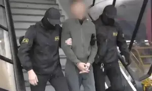Seorang wartawan Jepang ditangkap otoritas Rusia pada Selasa (13/10/2026) karena dituding melakukan tindakan mata-mata. (Screenshot / Russian Federal Security Service)