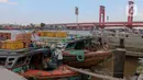 Dermaga 16 Ilir di Palembang merupakan salah satu pelabuhan tradisional yang berperan penting dalam aktivitas transportasi dan perdagangan di sepanjang Sungai Musi. (Liputan6.com/Herman Zakharia)