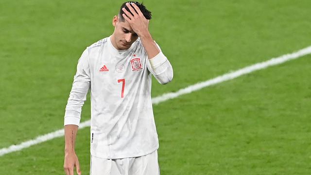 Ekspresi Pemain Spanyol Gagal ke Final Euro 2020