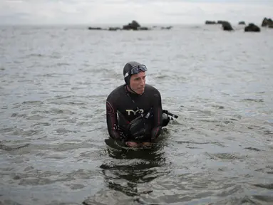 Ben Lecomte, Pria yang Berenang dari Tokyo Menuju San Fransisco