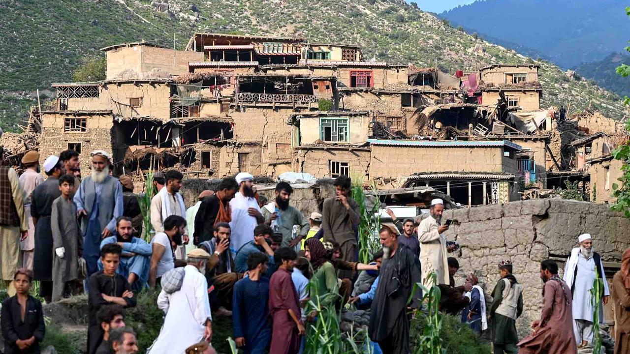 FOTO: Korban Gempa Afghanistan Timur Tembus 1.124 Jiwa, Ribuan Rumah Hancur