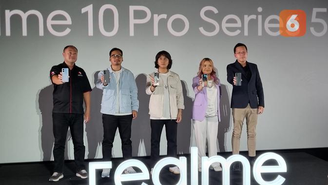 <p>Peluncuran Realme 10 Pro Plus 5G di Indonesia. (Liputan6.com/ Agustinus Mario Damar)</p>