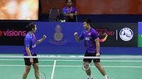 Yantoni Edy Saputra/Marsheilla Gischa Islami membuat kejutan dengan mengalahkan unggulan kedelapan Nipitphon Puangpuapech/Jongkolphan Kititharakul (Thailand). Mereka menang 5-21, 21-19, 21-19 di babak pertama Thailand Masters 2017, Rabu (8/2/2017). (Foto: